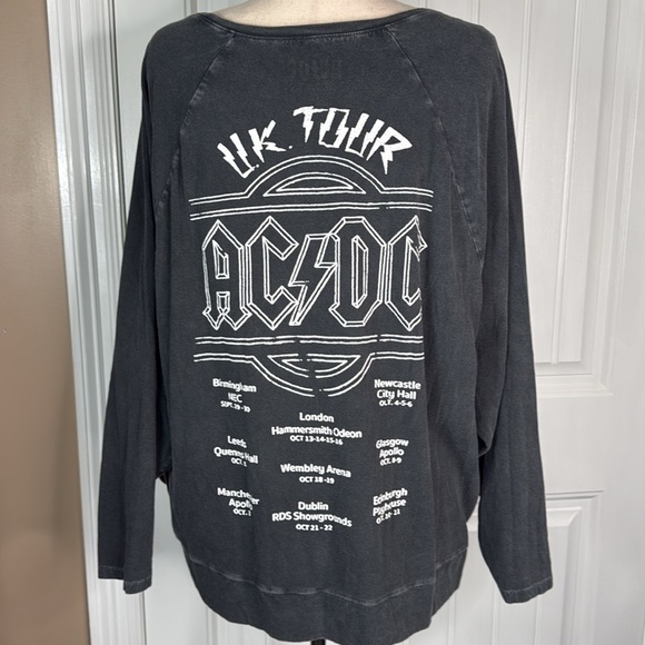 Lucky Brand Acdc Long Sleeve Graphic Crew Sz XXL - Picture 7 of 12
